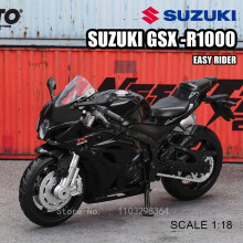 (1-18 GSx-R1000) MSZ 1:18 Suzuki GSX-R1000 motorfiets legering auto model kinder speelgoed auto spuitgieten