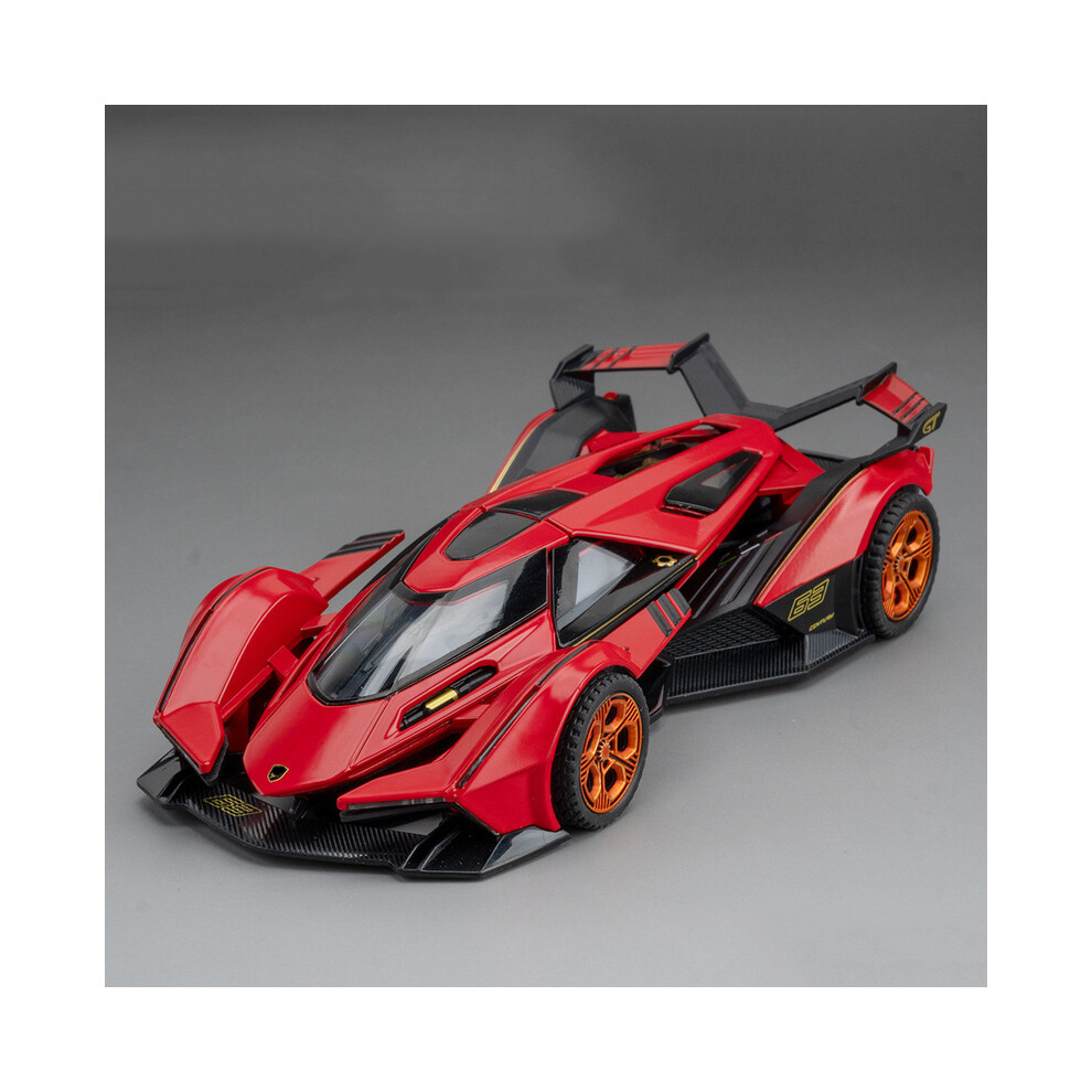 (Red)1:32 Simulation LAMBO V12 GT Alloy Sports Cars Toy Diecasts Vehicles Metal Model-image-OPC-PH7WR5N-NEW