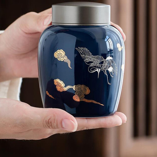 Urnes (gris clair) pour cendres de petits animaux et commémorations - Peintes à la main 2