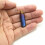 (Bleu) (Bleu) Mini compartiment étanche en alliage de titane de type balle, capsule scellée 3