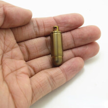 (kaki foncé) (kaki foncé) Mini Bullet Type Alliage de titane Compartiment étanche fermé