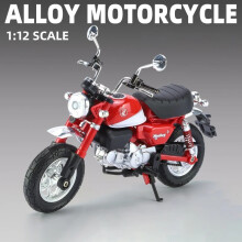 (Rood zonder doos) 1:12 Honda Monkey 125 Alloy Motorfiets Model Die Cast Speelgoedvoertuig