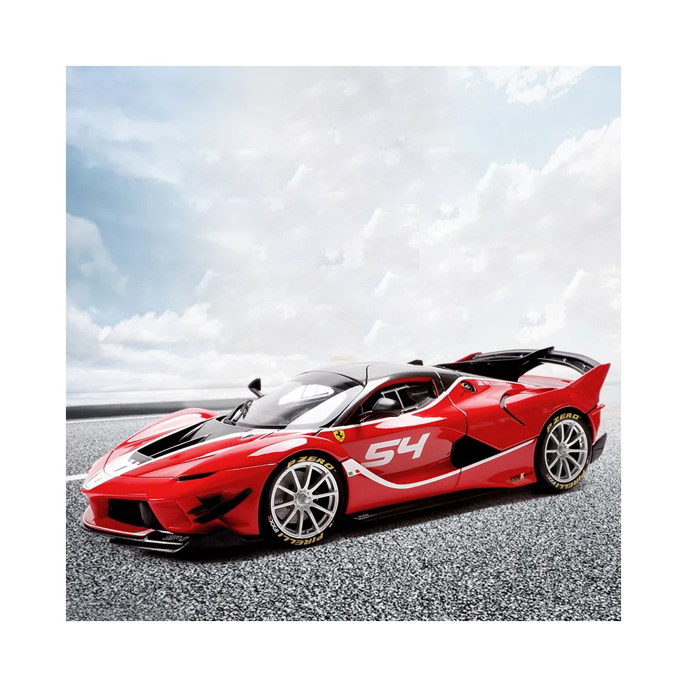 (Update Red EVO)1:18 Fxx K Fxx K Evo 458 488 Sports Car Diecast Model Edition Alloy Luxury Vehicle Toy-image-OPC-PH7WSZ7-NEW