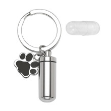 (porte-clés) (porte-clés) Urne pour animaux de compagnie Mémorial Enterrement Lieu de repos aimant Boîte