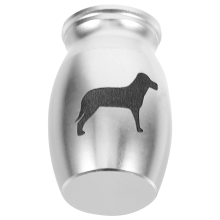 (Argent) (Argent) Urnes pour animaux de compagnie pour chiens Crémation Souvenir Mémorial mélange décoratif