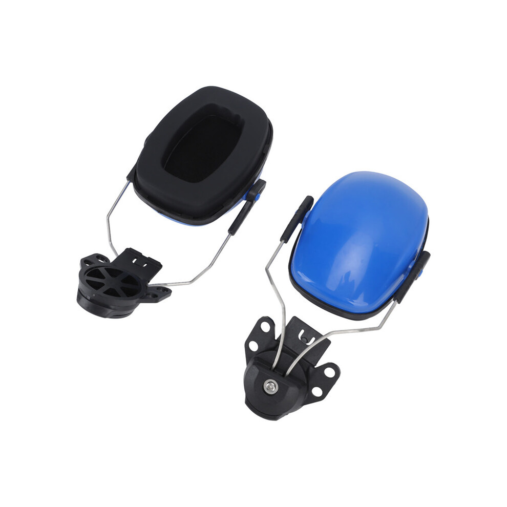 (Blue) (Blue) Protective Helmet Hearing Protection 1 Pair Noise Reduction Protective Helmet Ear Protection 9319708070941