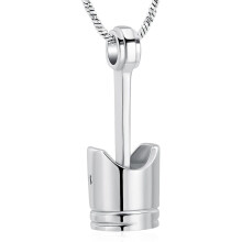 (Collier) (Collier) Lot de 2 pièces de voiture Bijoux de crémation Collier d'urne à piston Porte-clés