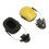 (Yellow)(Yellow) Helmet protector 1 pair noise reduction protective helmet ear protector wide application 1