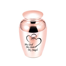 (Or rose 70x45mm) (Or rose 70x45mm) 70x45mm Petites urnes funéraires Mini urnes funéraires pour cendres
