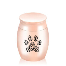 (Alliage-Or Rose) (Alliage-Or Rose) Petite urne funéraire 30 x 40 mm pour cendres d'animaux Minitatsu