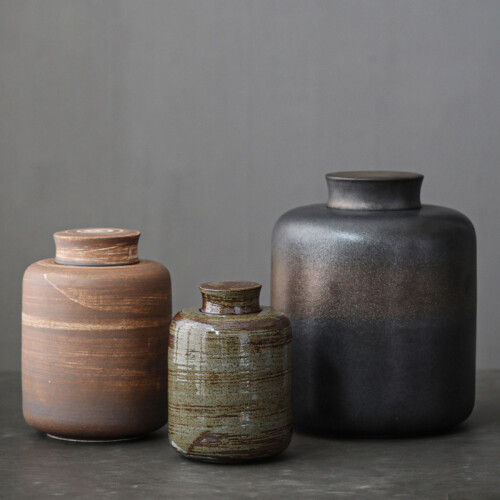 (D)(D)Ceramic urns for pet ashes Cremation Large urn for human ashes 1