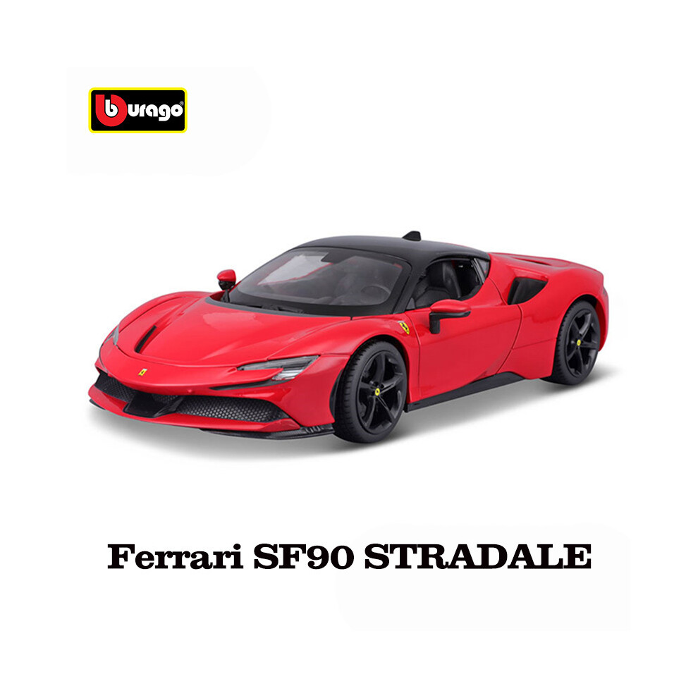 (SF90 STRADALE)1:18 FXXK EVO 296 GTB SF90 488 GTB SP1 Alloy Luxury Vehicle Diecast Cars Model-image-OPC-PH7WYCN-NEW