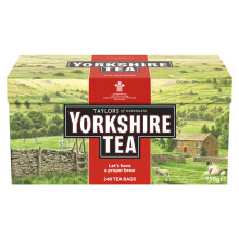 Yorkshire Tea - T? Negro Ingl?s, Refrescante y Fuerte - Origen Responsable - 240 Bolsitas