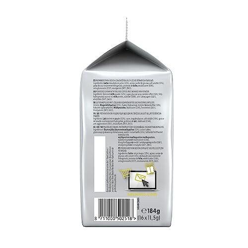 Tassimo Tassimo C?psulas Marcilla Caf? Con Leche | 80 C?psulas Compatibles con Cafetera Tassimo - 5PACK 1