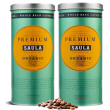 Caf? Saula grano Premium Ecol?gico 100% ar?bica - Pack 2 botes de 500 gr