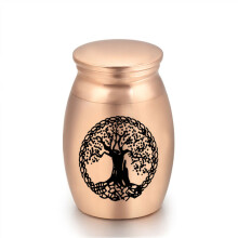 Urnes funéraires pour animaux de compagnie (Or rose 16x25 mm) (Or rose 16x25 mm) 5 couleurs pour humains