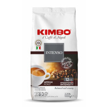 Granos de Caf? Enteros Kimbo Intenso, Ideal para Espressos, Bolsa 1kg