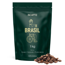 Incapto Caf? en Grano de Especialidad 1kg | Origen Brasil | 100% Ar?bica | Specialty Coffee 84 puntos SCA | Tueste Natural y Artesanal | Finca Minas G