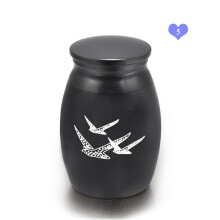 Urna funeraria negra para gatos, 9 estilos