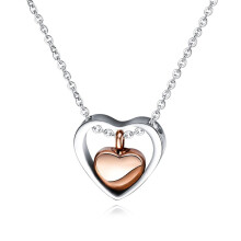 (A)(A)Urne pour animaux de compagnie personnalisée Mini collier urne cendres chat pendentif métal petit
