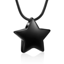 (D)(D) Mini collar de urna de cremación para cenizas de mascotas, acero inoxidable, colgante de cenizas,