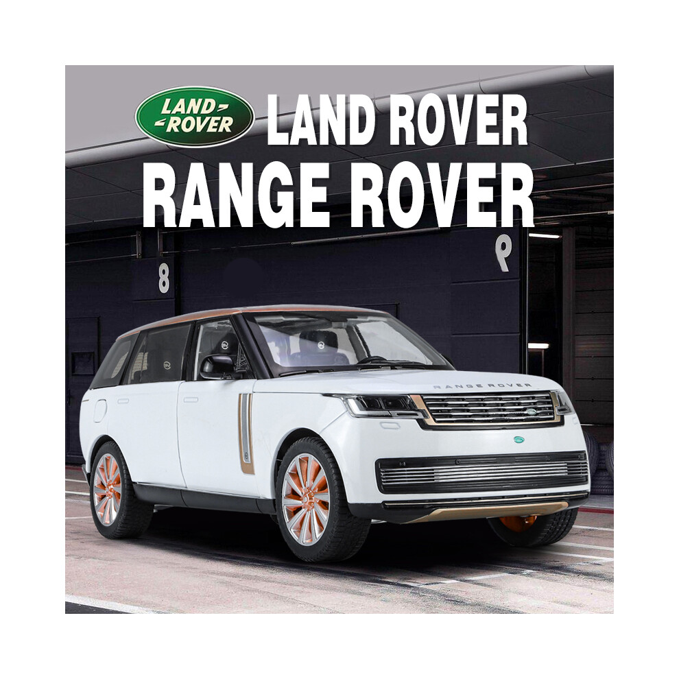 (White) Large 1:18 Land Rover Range Rover SV2022 Off-road SUV Diecast Alloy Car Model Car Model-image-OPC-PH7WZMX-NEW