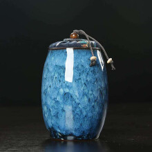 (type 1)(type 1)Keramische crematie-urn voor huisdieren als souvenir voor een hond