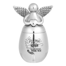 (30x56mm-B)(30x56mm-B) Pienet muistouurnat ihmistuhkalle Enkelin siivet Heart Mini polttohautausuurnat