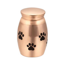 (Rose Gold)(Rose Gold) 5 väriä lemmikkieläinten polttouurnat ruostumattomasta teräksestä tuhkaa muistosäiliö