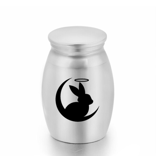 (White-b)(white-b)engraved small souvenir gift human ashes for pets Dog