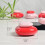 Heart-shaped ceramic cremation urn for pet ashes 2