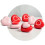 Heart-shaped ceramic cremation urn for pet ashes 3