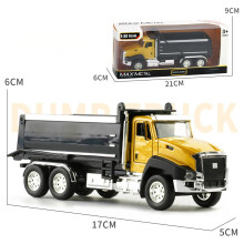 (Kippiauto)Uusi 1:50 autolelu kuorma-automalli, takaisinvedettävä metalliseos Diecast Vehicle Fire Sotilastekniikka