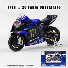 (20 Fabio Quartararo)1:18 2022 Ducati Pramac Racing #5 Zarco #89 Martin Licensed Simulation Diecast