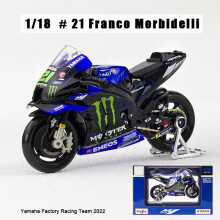 (21 Franco Morbidelli)1:18 2022 Ducati Pramac Racing #5 Zarco #89 Martin Gelicentieerde Simulatie Diecast