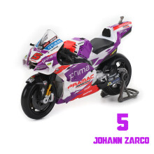 (2022 Ducati No. 5)1:18 2022 Ducati Pramac Racing #5 Zarco #89 Martin Licensed Simulation Alloy Motorcycle