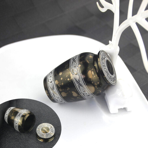 Small cremation urn for human ashes Colorful cremation 1