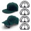 4 Pack Hat Brim Curved Bender No Steaming Required - Handy Hat Shaper 1