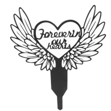 Cartelli commemorativi Decorazione della tomba sul palo da giardino del prato del cimitero