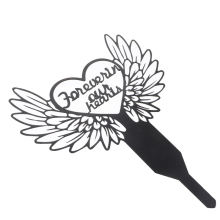 Segnaletica commemorativa Pali da giardino Decorazione tombale per cimitero impermeabile
