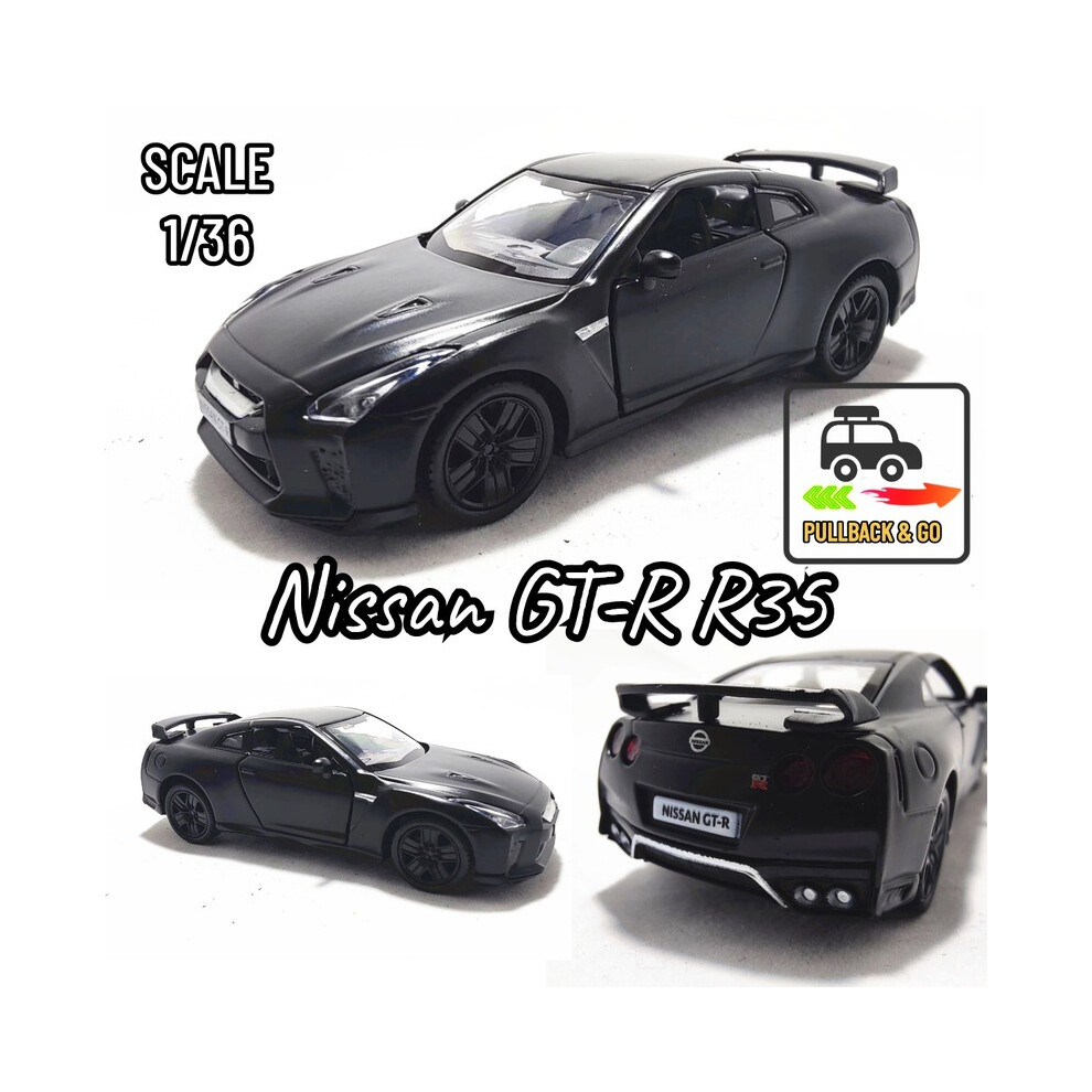 (GT-R R35)1:36 Car Model Mercedes C63 AMG GTS Scale Metal Diecast Replica Home Office Miniature Art-image-OPC-PH7X5XP-NEW