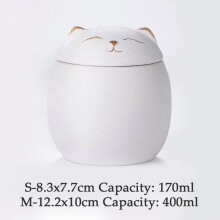 Urna para cenizas de gato, urnas de cremación conmemorativas con forma de gato, hechas a mano, color