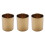3X Gold Blume Vase Stift Halter Desktop Storage Container für Home Office 2