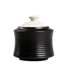 Schlichte Keramikschraube schwarz Tankverschluss Tank Tierurne feine Handwerkskunst,