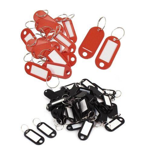 40 pcs of selected key identification stickers split ring key ring key ring (20 pcs