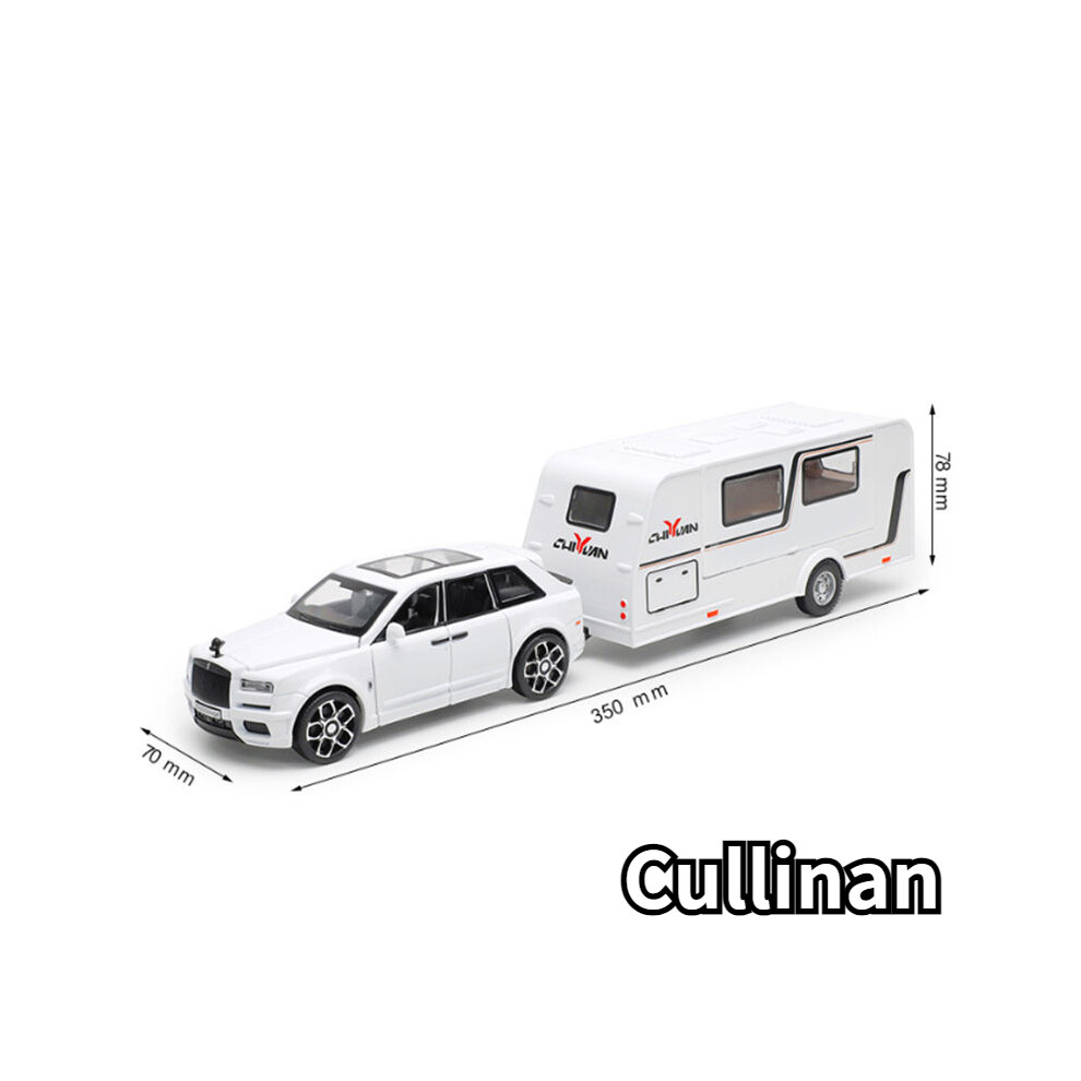 (White Cullinan)1/32 Trailer Motorhome Toy Model Alloy Diecast Off-road Vehicle Camper-image-OPC-PH7X6G9-NEW