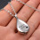 Teardrop Ashes Necklace Urn Pendant Simple elegant cremation 2