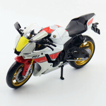 (Wit) 1/12 Schaal Yamaha YZF-R1M Motorfiets Model Speelgoed Legering Diecast Simulatie Modellen