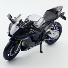 (Zwart) 1/12 Schaal Yamaha YZF-R1M Motorfiets Model Speelgoed Legering Diecast Simulatie Modellen