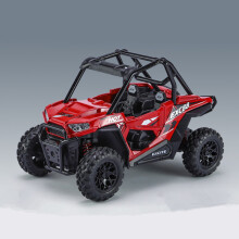(Rood) 1:24 Alloy ATV Sport Motorfiets Model Diecasts Metal Beach All-Terrain Off-Road Motorfiets Model